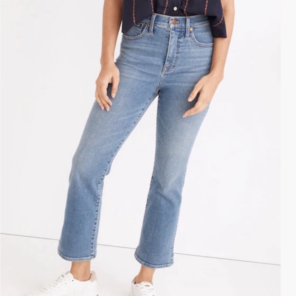 MADEWELL Cali Demi-Boot Denim Jeans Tencel Edition Medium Wash Womens Size 27